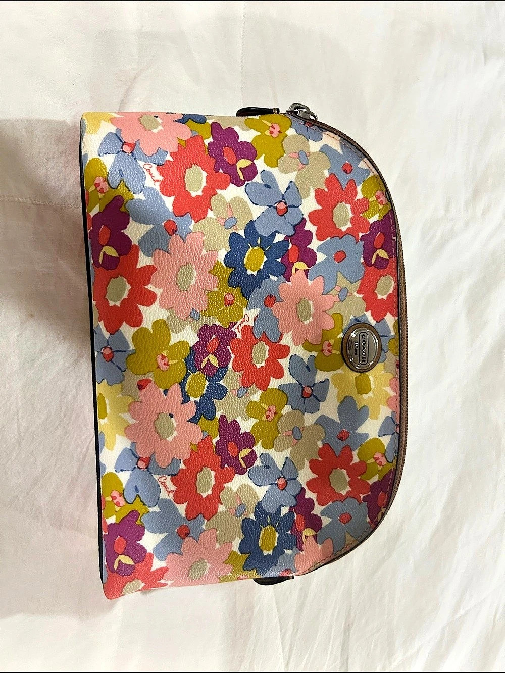 Coach Floral Cosmetic Bag in Multi Like New